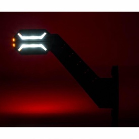 Set lampi gabarit cu brat oblic 45°, 200mm, LED, 3 functii, stanga-dreapta, Dragon Light, Horpol - Img 9