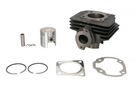 Set motor , cilindru , piston, segmenti si set garnituri 2T , capacitate 50cc compatibil cu ITALJET FORMULA; SUZUKI AH, AJ, AP, AY, UF, UX; TGB 202, 203, BULLET, ERGON, HOOK; WINKING/TGB AKROS, AS, AT, AX, DELIVERY, ERGON, KB 50 1975-2010 - Img 2