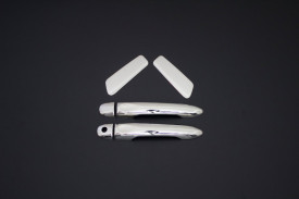 Set ornamente cromate manere portiere compatibile RENAULT CLIO IV 2012-2019 - Img 1
