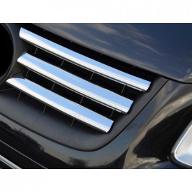 Set ornamente inox grila centrala VW Touran 2003-2006, VW Caddy 2007-2009 - Img 3