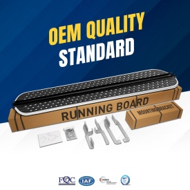 Set praguri trepte laterale cu suporti compatibil VW T-Roc 2019->, Diamond Krom Design - Img 3