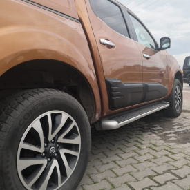 Set Protectii laterale pentru usi compatibile Nissan Navara NP300 2016->, plastic ABS - Img 9