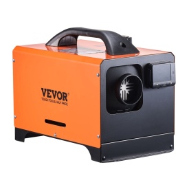Soba incalzitor diesel portabil VEVOR CY-29, 12-24V putere 5-8KW telecomandă și afișaj digital color, zgomot redus, anunt vocal, pentru rulote camion barca și remorca