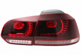 Stopuri Full LED compatibil cu VW Golf 6 VI 2008-2013 GTI R20 Design - Img 4