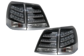 Stopuri LED Alb si Negru compatibil cu Toyota Land Cruiser FJ200 J200 2007-2011 - Img 1