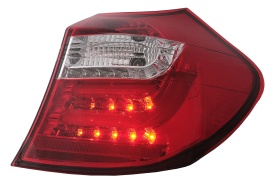 Stopuri LED Light Bar compatibil cu BMW Seria 1 E81 E87 2004-2007 Rosu Clar - Img 7