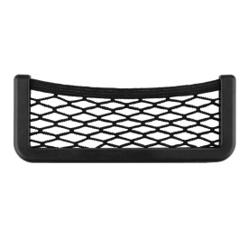 Suport auto organizator tip buzunar cu plasa elastica pentru telefon, 19.5 x 8cm