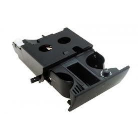 Suport pahare bauturi compatibil VW Transporter T5 2009-2014 negru pentru vehicule cu volan pe dreapta UK
