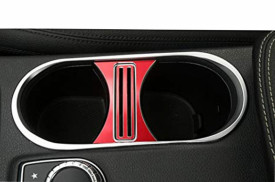Suport pentru pahare rosu din Aluminiu compatibil cu MERCEDES A Class W176 B Class W246 CLA Class C117 and GLA Class X156