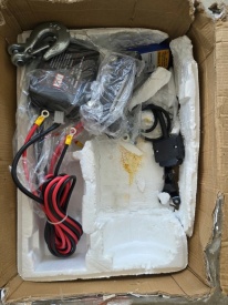 Troliu electric cu telecomanda pentru remorcare autoturisme, jeep-uri, barci, off-road, 4000LBS 1820kg, 12V, Produs deteriorat! - Img 8