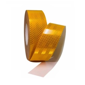 Banda reflectorizanta galbena tip fagure 5cm x 1 m omologata UE