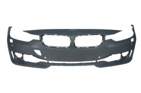 Bara auto fata compatibil cu BMW F30 2011-2015 cu gauri pentru spalator de faruri, cu gauri pentru senzorii de parcare