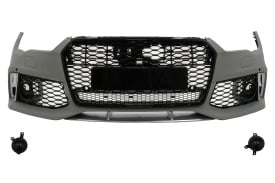 Bara Fata compatibil cu Audi A7 4G Facelift 2015-2018 RS7 Design cu Grile - Img 1