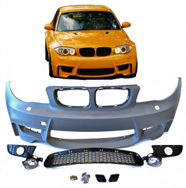 Bara Fata compatibil cu BMW Seria 1 E87 2004-2011 1M Design cu SRA fara PDC, cu proiectoare incluse - Img 7