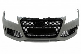 Bara Fata cu Grila Centrala compatibil cu Audi A7 4G 2010-2014 RS7 Design - Img 4