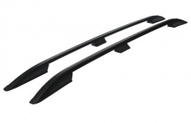 Bare longitudinale Premium compatibil Peugeot Traveller 2017->, Peugeot Expert 2016-> caroserie scurta, culoare negru, aluminiu - Img 2