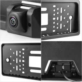 Camera auto marsarier HD unghi 170 grade cu StarLight Night Vision pe suport de numar
