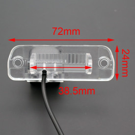 Camera marsarier HD, unghi 170 grade cu StarLight Night Vision pentru Mercedes-Benz ML W164, ML W166, GL X164, R W251 - Img 3