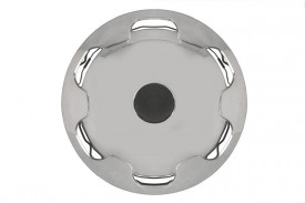 Capac roată spate, material: oțel inoxidabil, diametru jantă: 22,5 inch, plat