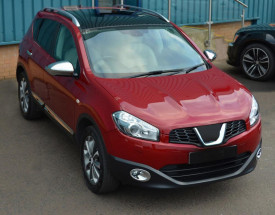 Capace cromate de oglinda compatibil NISSAN QASHQAI 2007-2013, inox - Img 6