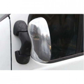 Capace cromate de oglinda compatibil RENAULT TRAFIC 2001-2014, inox - Img 3