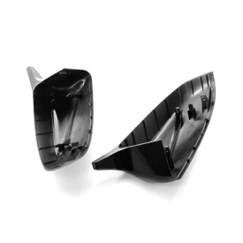 Capace oglinda compatibile cu BMW X5 E70 2007-2014, X6 E71 2008-2014 Negru lucios M-Design, cu clipsuri, inlocuiesc capacele originale - Img 2