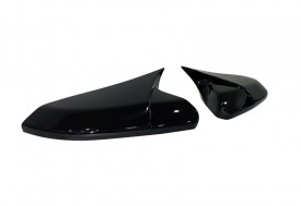 Capace oglinda compatibile cu Honda Civic FC5 2016-2021 Negru lucios BATMAN style - Img 3