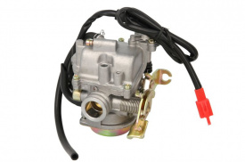 Carburator complet scuter 4T GY6 50-60 cc, soclu electric - Img 2