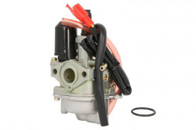 Carburator cu soclu electric compatibil scuter 2T Honda Dio/Kymco, distanță între șuruburi de montare 42 mm