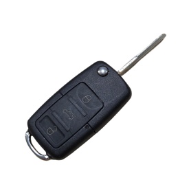 Carcasa cheie tip briceag compatibil cu Volkswagen, Skoda, Seat cu 3 butoane anii 1990-2000