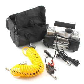 Compresor Аer, 2 Cilindri, 55L/Minut, Pentru Turisme si Dube 12V 20A - Img 1