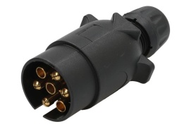 Conector priza pentru remorca, mama tata cu 7 pini, 12V, fisa priza remorca plastic