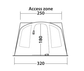 Cort auto pentru usa culisanta, Outwell Vehicle Awning San Diego - Img 14