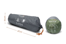 Cort pentru camping tip cupola pentru 4 persoane, 380x260x150 cm, Easy Camp Tent Lomsdal 4 - Img 4