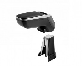 Cotiera Armster 2 piele ecologica, negru cu gri, cu suport VW TOURAN 2004-2015