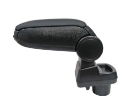 Cotiera auto compatibil cu Opel Corsa F 2019->, negru, imitatie de piele - Img 4