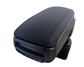 Cotiera auto Nissan Juke 2010-2019, negru, imitatie de piele - Img 2