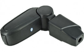 Cotiera auto Peugeot 206 1998-2012, negru, imitatie de piele - Img 2