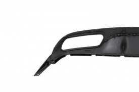 Difuzor Bara Spate compatibil cu Mercedes C-Class C205 A205 Coupe Cabriolet 2014-2019 C63 Edition 1 Design Negru Lucios - Img 5