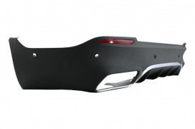 Difuzor Bara Spate cu Oranamente Tobe Crom compatibil cu Mercedes GLC X253 SUV 2015-2019 pentru Versiunea Standard - Img 4