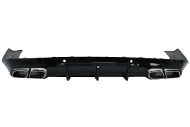 Difuzor Bara Spate cu Ornamente toba compatibil cu Mercedes CLS-Class C257 Sport Line 2018-> CLS63 Design - Img 6
