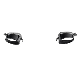 Difuzor Bara Spate cu Ornamente Toba negru lucios compatibil Audi A4 B8 B8.5 Facelift 2012-2015 RS4 Design - Img 9