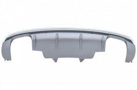Difuzor Bara Spate Evacuare Dubla compatibil cu AUDI Q5 8R Facelift 2013-2016 Bara S Line - Img 3