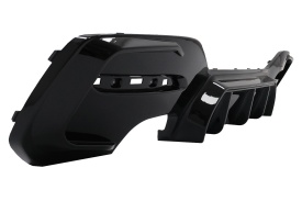 Difuzor Bara Spate Evacuare Dubla Negru Lucios compatibil cu BMW Seria 1 F20 F21 LCI 2015-2019 - Img 8
