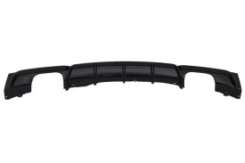 Difuzor Bara Spate Evacuare Dubla Negru Lucios compatibil cu BMW Seria 3 2011-2019 F30 F31 M Design - Img 2
