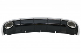 Difuzor Bara Spate si Ornamente Evacuare compatibil cu AUDI A6 C7 4G Limousine Avant (2011-2014) RS6 Design - Img 2