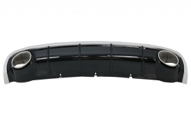 Difuzor Bara Spate si Ornamente Evacuare compatibil cu AUDI A6 C7 4G Limousine Avant (2011-2014) RS6 Design - Img 2