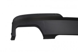 Difuzor de aer cu evacuare dubla negru lucios compatibil cu BMW F10 F11 Seria 5 2011-2017 M-Technik 550i Design - Img 6
