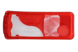 Dispersor pentru lampa spate rosu/alb compatibil cu Mercedes Sprinter W906 2006-2017, VW Crafter 2011-2017, caroserie platforma, parte montare Dreapta - Img 2