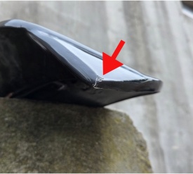 Eleron Luneta compatibil Audi A3 8V 2012-2016 RS3 Design, negru lucios, Produs Deteriorat - Img 3